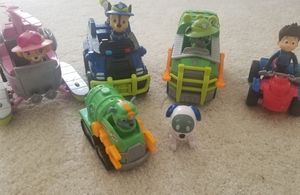 Paw Patrol Vehicle Set Chase Rocky Skye